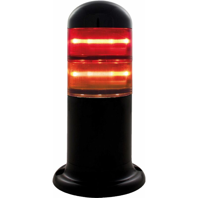 Rs Pro - Colonnes lumineuses pré-configurées à led Feu Effets lumineux multiples, Rouge / Ambre, 120 240 v ( Prix pour 1 )