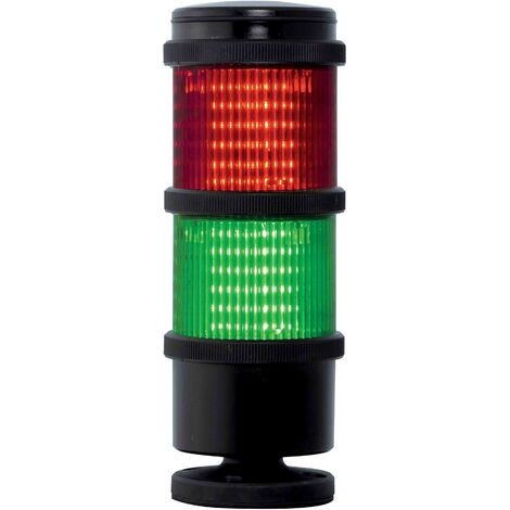 Colonnes lumineuses pré-configurées à LED Feu Flash, Fixe, Rouge / Vert, 110 V c.a. ( Prix pour 1 )