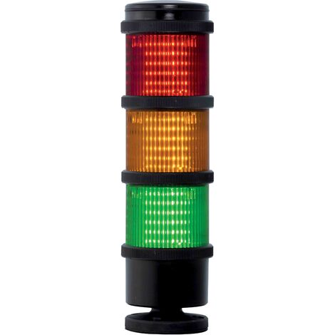 Colonnes lumineuses pré-configurées à LED Feu Flash, Fixe, Rouge / Vert / Ambre, 24 V (c.a./c.c.) ( Prix pour 1 )
