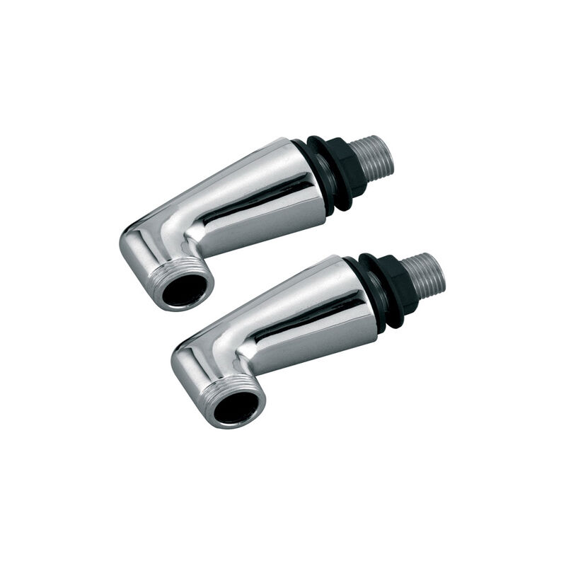 2 coudes pour robinet de baignoire sur pied