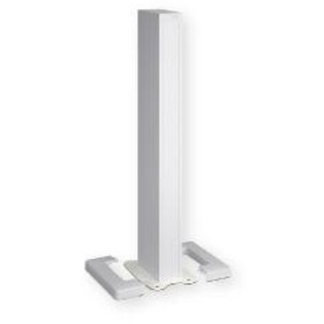 Colonnette speed TerCia CLS-C45 2 faces hauteur 650mm alu blanc IBOCCO B45306