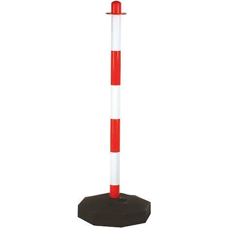 COLONNINA BICOLORE CON BASE cm 90- 10 pezzi