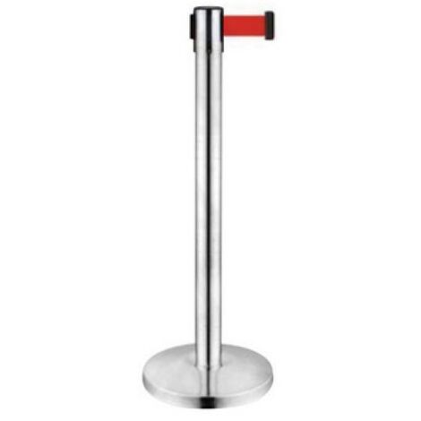 COLONNINA SEGNA PERCORSO CON NASTRO 2 MT H. 92 cm