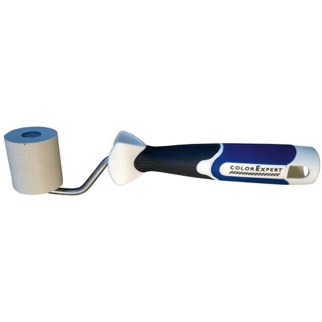 COLOR EXPERT 95875099 Tapeten-Andrückroller PU Schaum, blau, 4,5cm