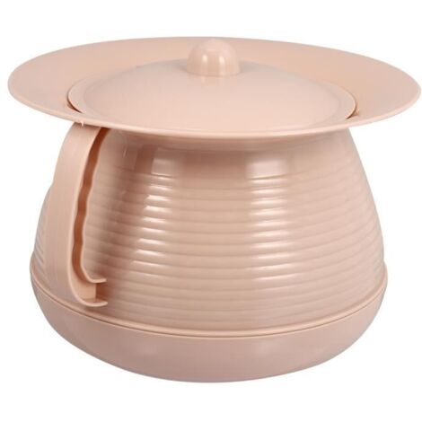 color Pink Pot à urinoir avec couvercle de bouteille Portable, chambre à coucher, pour adultes et enfants