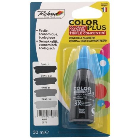Color Plus 3x 30cc Blist Noir - Color Plus