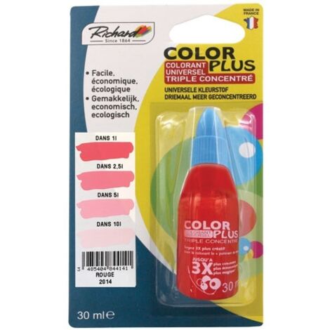 Color Plus 3x 30cc Blist Rouge - Color Plus