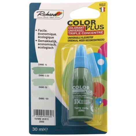 Color Plus 3x 30cc Blist Terre Vert - Color Plus