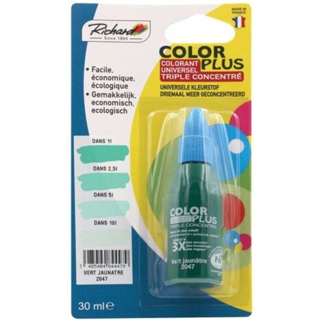 Color Plus 3x 30cc Blist Vert Jauna - Color Plus