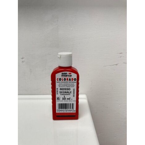 Colorado pasta colorante rosso segnale lt 0,05