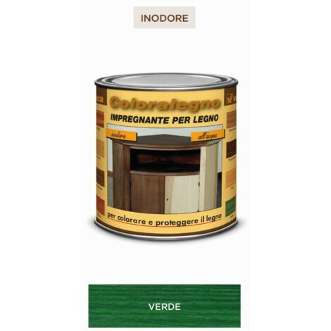 Coloralegno impregnante ml 250 verde - veleca