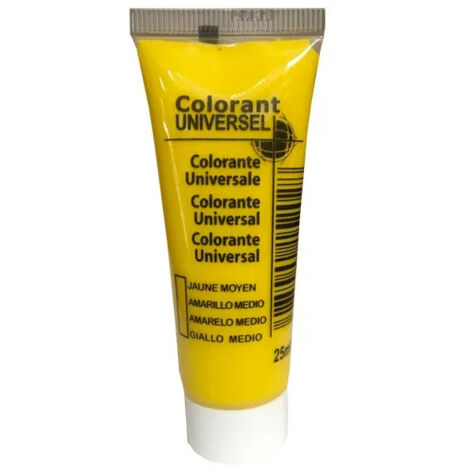 Colorant 25ml Blist Jaune Moye - Colorant Universel