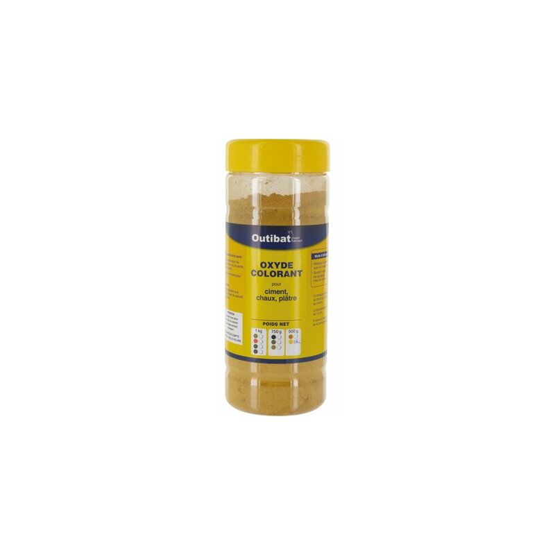 Colorant ciment jaune 500g
