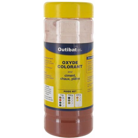Colorant ciment synthétique rouge foncé 1kg