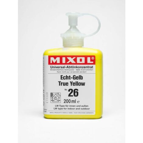 Colorant Mixol Serie 3 200ml  Couleur: 26 - JAUNE EXTERIEUR
