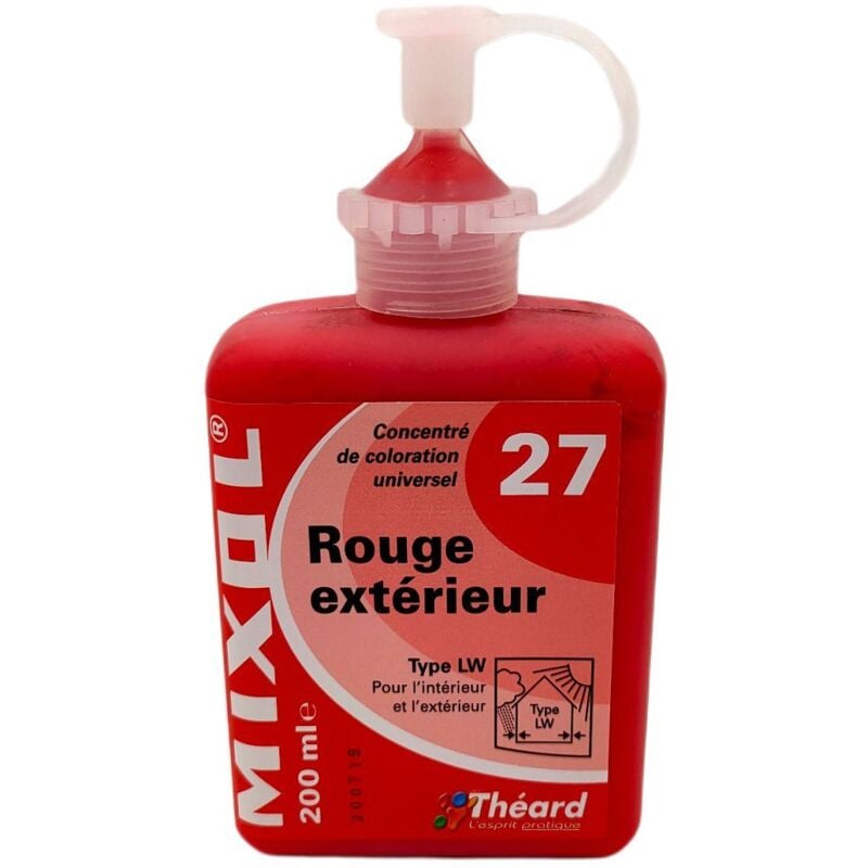 Colorant Mixol Serie 3 200ml Couleur: 27 - Rouge extérieur (LW)