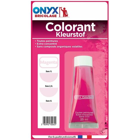 Colorant peinture Colortech blister 25ml magenta - ONYX