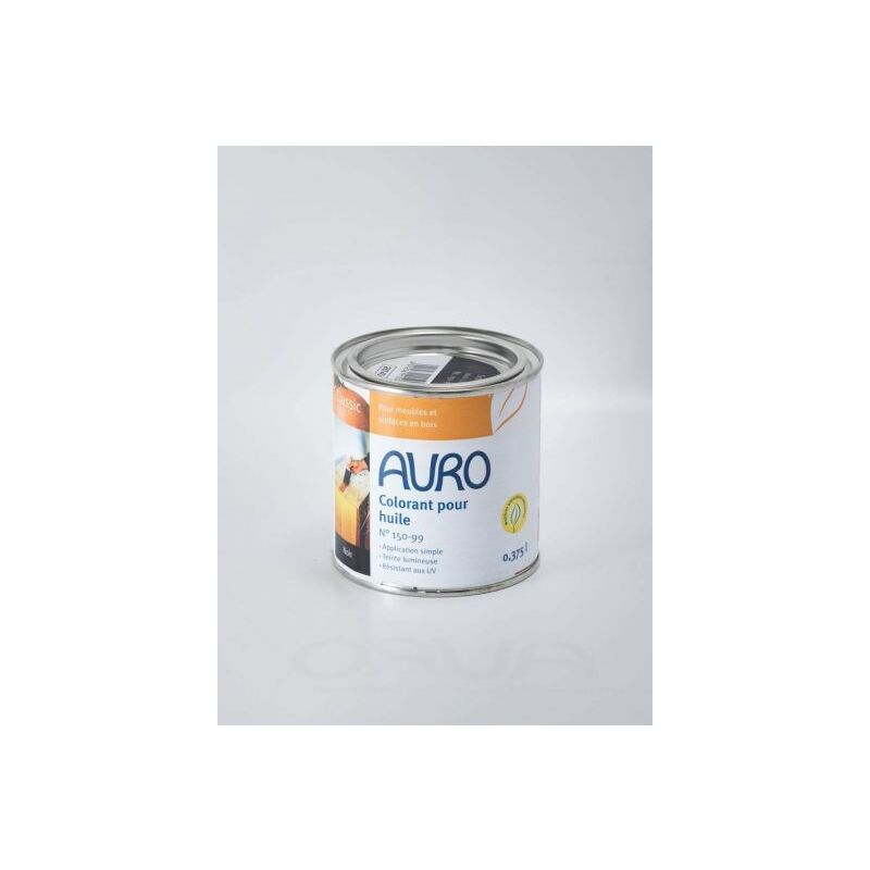 Auro - Colorant pour huile n°150 Noire - Pot de 0.375L