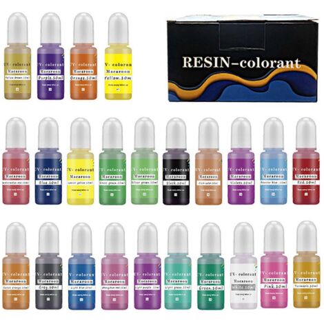 Colorant pour résine époxy (10 ml), idéal pour colorer la résine et la colle.