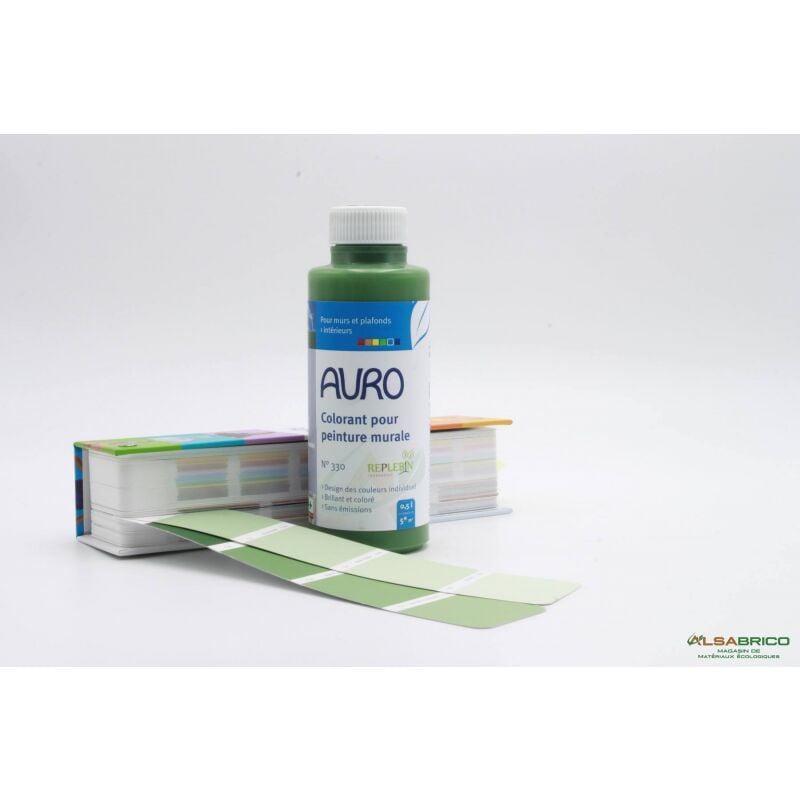 Auro - Colorant pour peinture blanche n°330, Vert Oxyde - 500ml