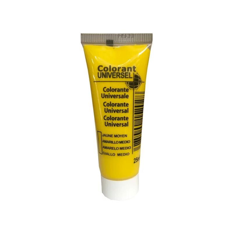 Colorant Universel - Colorante universale, tubo da 25 ml, giallo medio.