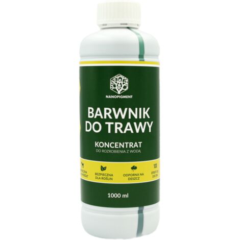 Colorant vert pour gazon 1000ml concentré NANOPIGMENT