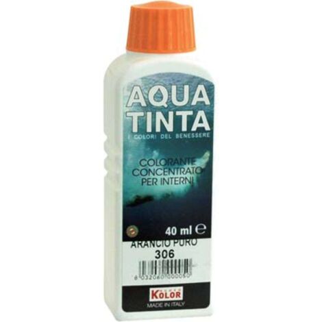 COLORANTE ACQUA AQUATINTA - 306 ARANCIO ML 40 - 10 pezzi