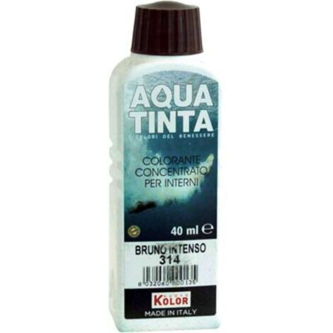 COLORANTE ACQUA AQUATINTA - 314 BRUNO ML 40 - 10 pezzi