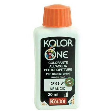 COLORANTE ACQUA KOLORONE - 207 ARANCIO ML 20 - 12 pezzi