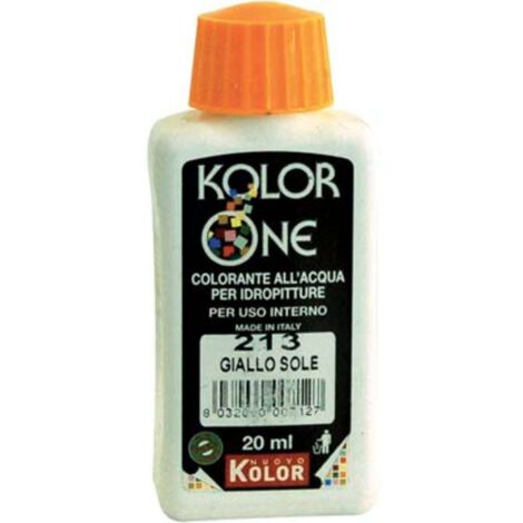 COLORANTE ACQUA KOLORONE - 213 GIALLO SOLE ML 20 - 12 pezzi