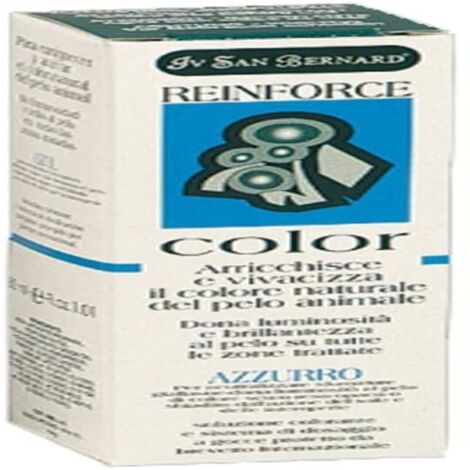 Colorante azul Reinforce para perros Iv San Bernard 30ml  Oferta exclusiva