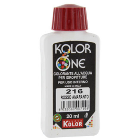 COLORANTE KOLOR ONE 20 ML ROSSO AMARAN 216- 12,0 pz