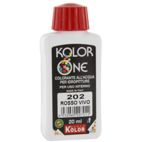 COLORANTE KOLOR ONE 20 ML ROSSO VIVO 202- 12,0 pz