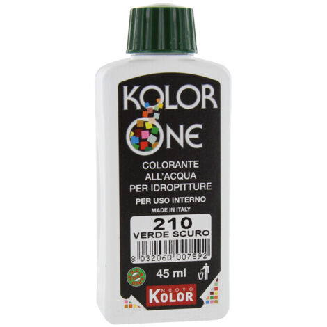 COLORANTE KOLOR ONE 45 ML VERDE SCURO 210- 12,0 pz