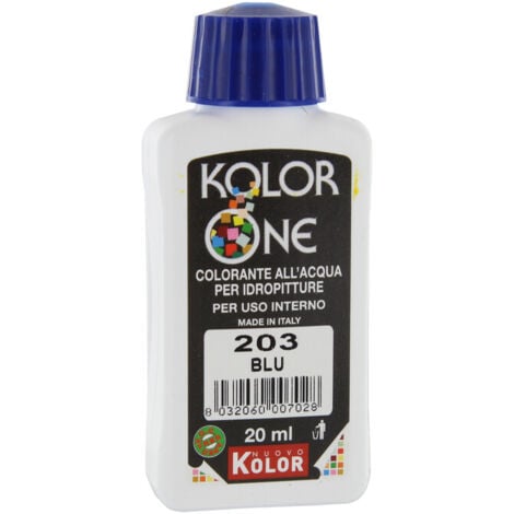 COLORANTE KOLOR ONE ML.20 N.203 BLU. Prezzo per 1 pezzo.
