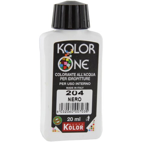COLORANTE KOLOR ONE ML.20 N.204 NERO. Prezzo per 1 pezzo.