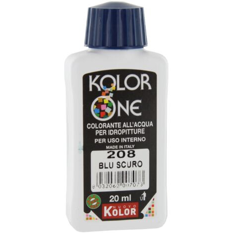 COLORANTE KOLOR ONE ML.20 N.208 BLU SCURO. Prezzo per 1 pezzo.