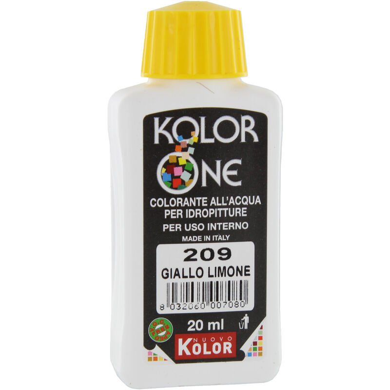 Capaldo - colorante kolor one ML.20 N.209 giallo limone. Prezzo per 1 pezzo.