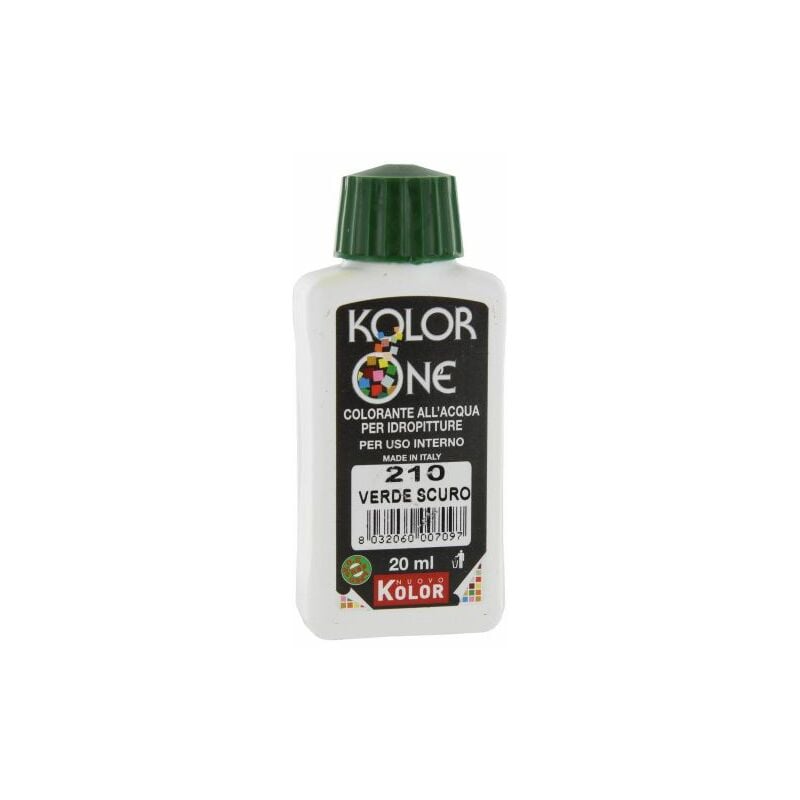 Colorante kolor one 20 ml verde scuro 210 12 pz