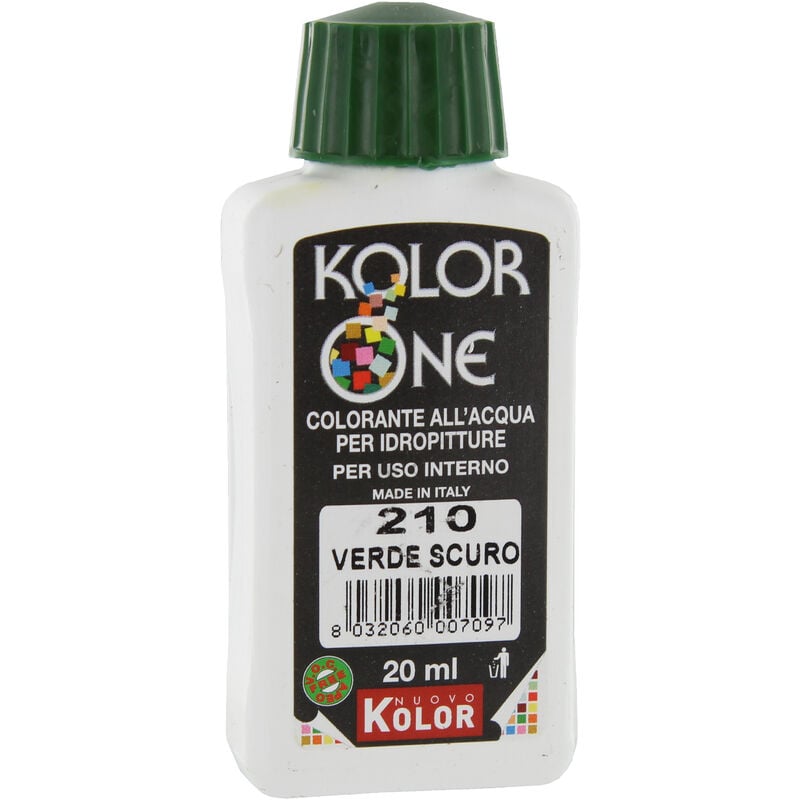 Ferramenta1.com - colorante kolor one ML.20 N.210 verde scuro. Prezzo per 1 pezzo.