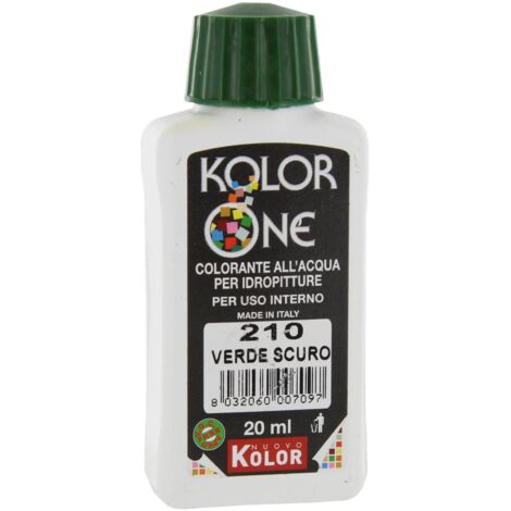 COLORANTE KOLOR ONE ML.20 N.210 VERDE SCURO. Prezzo per 1 pezzo.