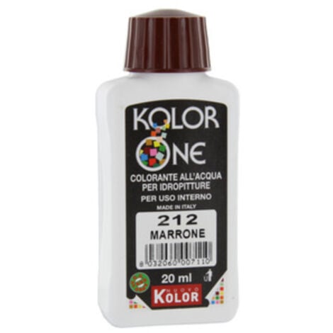 COLORANTE KOLOR ONE ML.20 N.212 MARRONE. Prezzo per 1 pezzo.