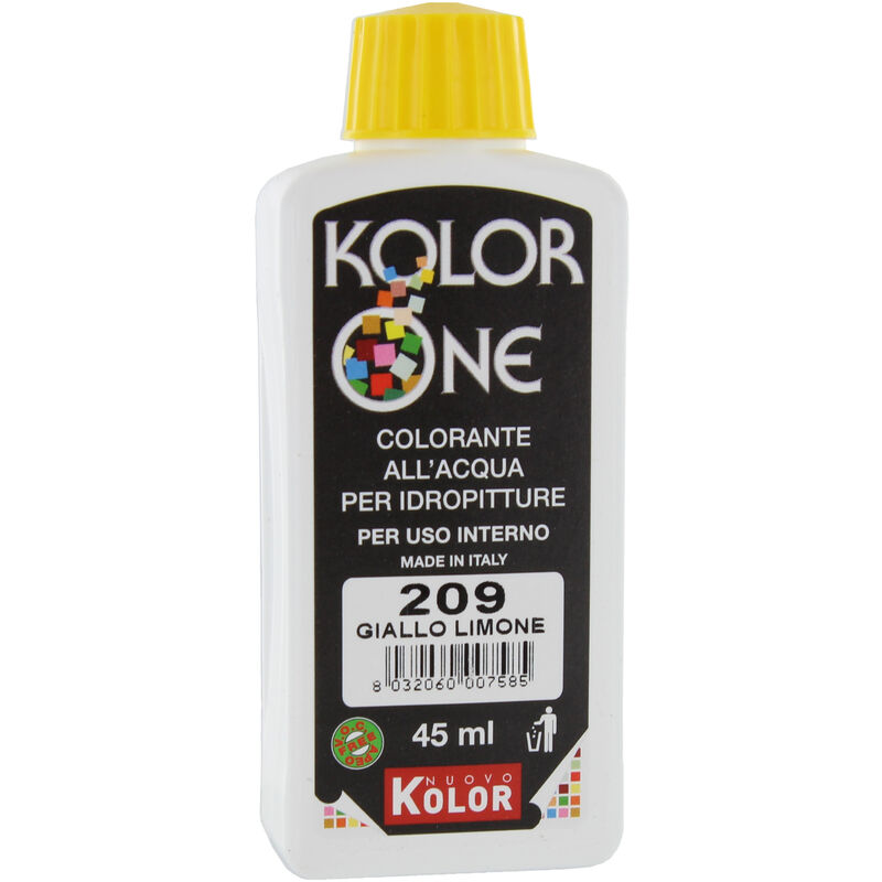 Colorante kolor one ML.45 N.209 giallo limone. Prezzo per 1 pezzo.