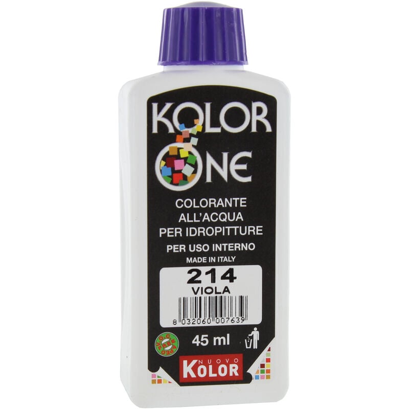 Colorante kolor one ML.45 N.214 viola. Prezzo per 1 pezzo.