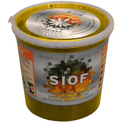 COLORANTE OSSIDO FERRO GIALLO FIORE 667-B 500GR SIOF
