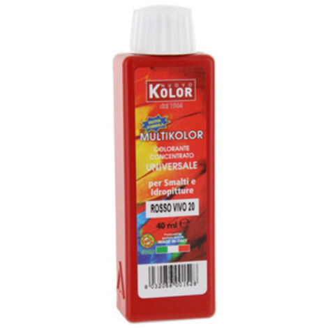 COLORANTE UNIVERSALE 40 ML ROSSO VIVO    20R- 12,0 pz