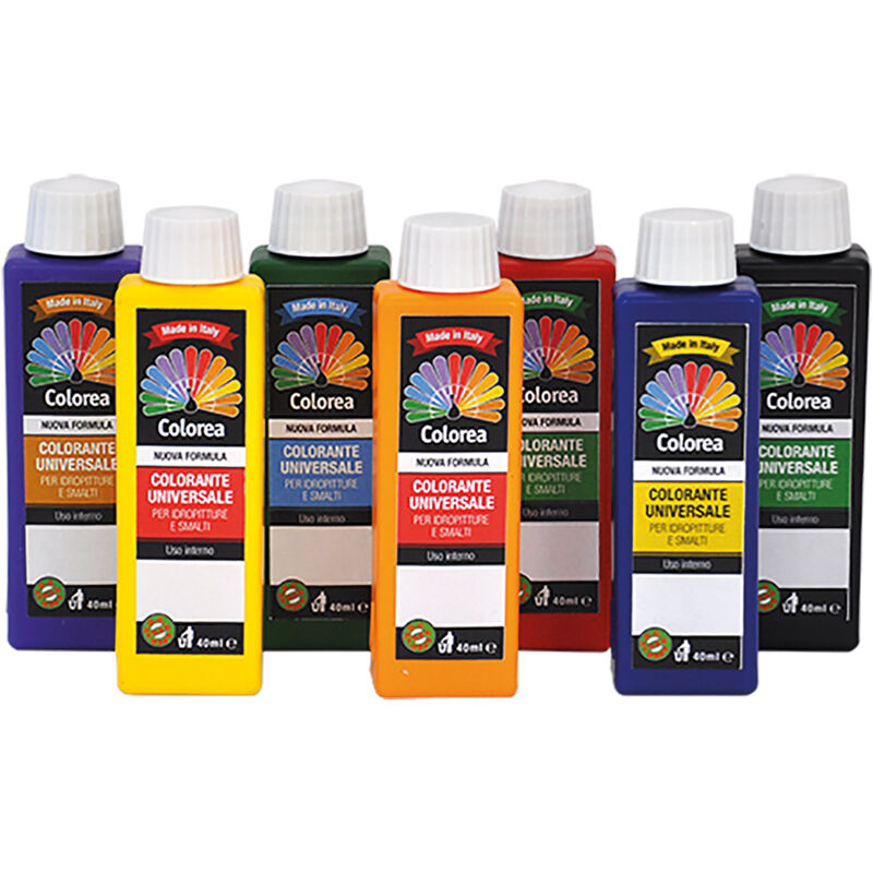 COLORANTE UNIVERSALE 'COLOREA' ml. 40 - N.10 Verde bosco COLOREA 12 PZ