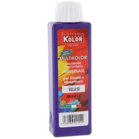 COLORANTE UNIVERSALE ML.40 VIOLA 50RL. Prezzo per 1 pezzo.