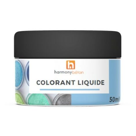 Colorants liquides universel - Gris moyen 06 - Colorant liquide 50 ml - Harmony Béton - Gris