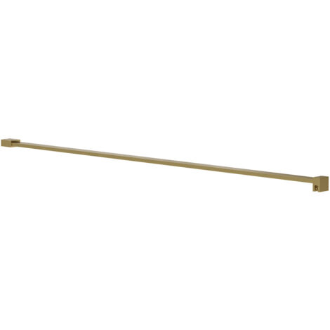 Colore 8mm/10mm Brushed Brass Flat Support Bar